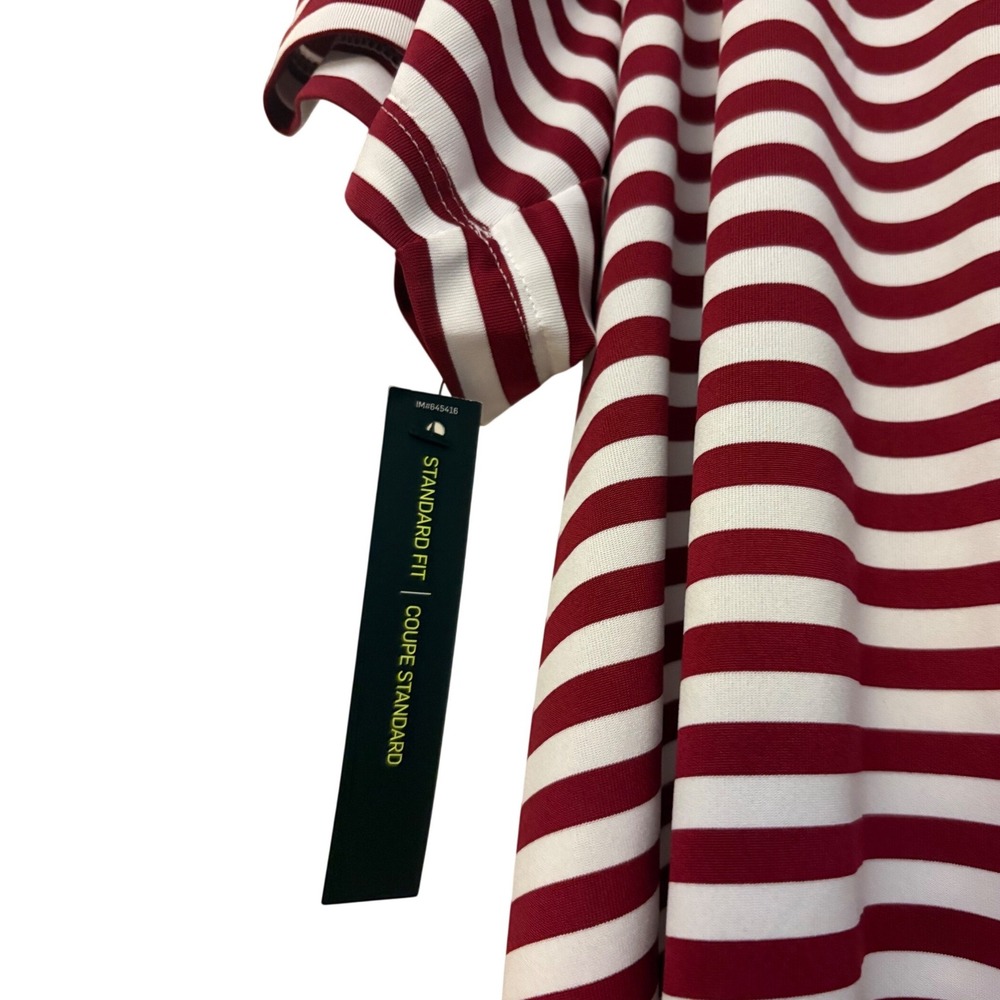 Nike Golf ECS Evangelical Christian School Dri-FIT Striped Polo Mens XXL NEW - Picture 4 of 13